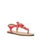 Dune Ladies LINARIA Floral Embellished Studded Toe-Post Sandals Size UK 8 Flat Heel Flat Sandals