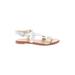 Cole Haan Sandals: White Solid Shoes - Women's Size 10 - Open Toe