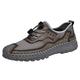 UnoSheng Men's Outdoor Sports Shoes for Foreign Trade, Casual Anti Slip Hiking Shoes, Breathable Mesh Men's Shoes, Shoes, Men's Suit Shoes, gray, 8 UK