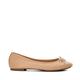 Dune Ladies Hallo Wide Fit Charm-Detail Ballet Shoes Size UK 4 Flat Heel Ballet Pumps Blush