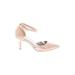 Worthington Heels: Pumps Stiletto Cocktail Party Ivory Print Shoes - Women's Size 9 - Pointed Toe