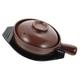 OUNONA 1 Set Ceramic Casserole with Handle Pot with Handle Household Stew Pot Clay Hot Pot Chinese Hot Pot French Onion Soup Bowls Casserole Skillet Oven Braised Chicken Big Soup Ceramics