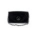 Elliot Lucca Leather Clutch: Patent Black Print Bags