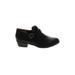 Life Stride Ankle Boots: Black Print Shoes - Women's Size 8 - Almond Toe