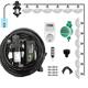 Outdoor Misting Cooling System Kit with Timers & 24V Silent Pump & Brass Sprayers & Filter, Patio Misters Mister System Drip Irrigation System For Outside Patio, Gar(Size:30m/98.4fttube + 45 nozzles)