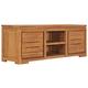 Lechnical TV Cabinet 110x30x40 cm Solid Teak Wood,TV Stand Unit,TV Cabinet,TV Stands & Multimedia Centres,Living Room Furniture TL