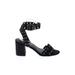COCONUTS by Matisse Heels: Black Solid Shoes - Women's Size 8 - Open Toe