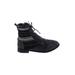 TOMS Ankle Boots: Black Shoes - Women's Size 8 1/2 - Round Toe