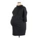 Seraphine Casual Dress - Mini High Neck Sleeveless: Gray Print Dresses - Women's Size 10 Maternity