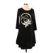 St. John's Bay Casual Dress: Black Graphic Dresses - Women's Size Small