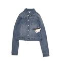 Hudson Jeans Denim Jacket: Blue Jackets & Outerwear - Kids Girl's Size X-Large