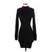 iris Casual Dress - Sweater Dress: Black Dresses - Women's Size Small