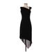 David Meister Cocktail Dress - Sheath: Black Solid Dresses - Women's Size 4