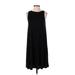 Old Navy Casual Dress - Shift: Black Solid Dresses - Women's Size Small