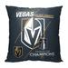 NHL Golden Knights 2023 Stanley Cup Champions Trick Play Printed Throw Pillow