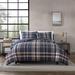 Eddie Bauer Shasta Lake Reversible Navy Duvet Cover Set