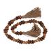 Sagebrook Home Wooden Beaded Garland