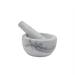 Cook Pro 4.5" Marble Mortar & Pestle Set in White | Wayfair 007