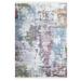 Blue/Gray 119 x 40 x 1 in Area Rug - Rugpera Kilgor Blue & Grey Color Abstract Design Carpet Machine Woven Polyester & Cotton Yarn Area Rug Metal | Wayfair