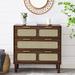 Union Rustic Candelario 3 - Drawer Dresser Wood in Brown | 31.3 H x 31.5 W x 13.78 D in | Wayfair 7879B7637A374D7F9CF3677E6A208386