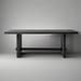 Latitude Run® Simple dining table Wood in Black/Brown/Green | 29.53 H x 86.61 W x 35.43 D in | Wayfair C518F1A4C0CE482D87122A5587AB5D87