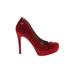 BCBGeneration Heels: Red Shoes - Women's Size 5 1/2