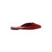 Who What Wear Sandals: Burgundy Print Shoes - Women's Size 8 1/2 - Almond Toe