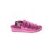 Ugg Australia Sandals: Pink Solid Shoes - Women's Size 10 - Open Toe