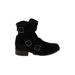 Ugg Australia Ankle Boots: Black Solid Shoes - Women's Size 7 - Round Toe