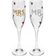 Sektglas Set Motiv "Mr & Mrs"