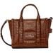 Brown 'the Croc-embossed Small' Tote