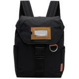 Black Ripstop Nylon Backpack