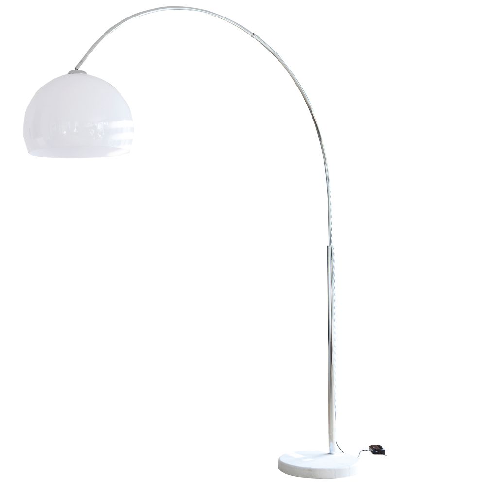 SalesFever »Big Deal« Bogenlampe weiß mit Dimmer