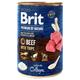 6x 400g Premium by Nature bœuf avec panses Brit nourriture humide pour chiens