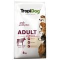 8kg Tropidog premium adulte small bœuf & riz nourriture pour chien sec