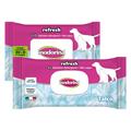 Lingettes au talc Inodorina pour chiens et chats 3x40pcs