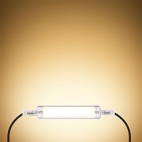 Hochleistungs-Cob R7S LED-Glasröhre 78 mm 118 mm 189 mm Cob-Lichterbirne AC110 V 220 V Zuhause ersetzen Halogenlampe Image