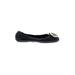 Tory Burch Flats: Black Solid Shoes - Women's Size 7 - Round Toe