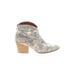 Beast Fashion Ankle Boots: Ivory Shoes - Women's Size 8 - Almond Toe