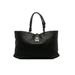 Bottega Veneta Leather Tote Bag: Black Bags