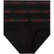 Calvin Klein Herren 3er Pack Hip Briefs Unterhosen Baumwolle mit Stretch, Schwarz (Black W/ Pompian Red Logos), M