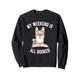 My Weekend is All Booked Nerdy Corgi Dog Funny Book Lover Sweatshirt