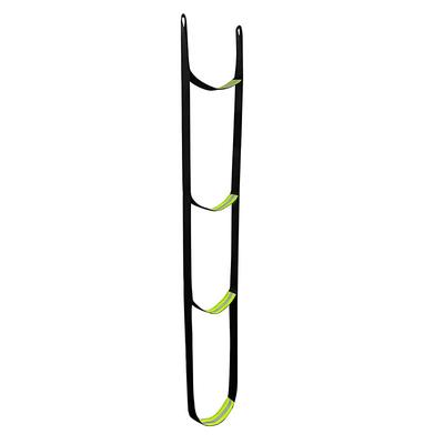 3 Step Hunting Climbing Aider, Lightweight Climbing Stick Aider for Hunting, Hunting Webbing Rope Ladder, Tree Climbing Rope Ladder for Outdoor Sports Rock Climbing Caving Mountaineering