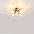 54/55/56/58 cm Firework Design Flush Ceiling Light LED Metal Modern Style Floral Style Geometrical Electroplated Nordic Style 220-240V