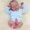 40CM Premie NewBorn Baby Doll Darren Lifelike Hand 3D Painted Doll with Veins Multiple Layers Collectible Art Doll