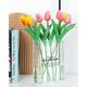 Book Vase for Flowers, Book Lovers Gifts, Aesthetic Room Decor Cute Flower Vase Must-Have for Home, Bookshelf, Bedroom Office Decor - Perfect for Valentines for Women