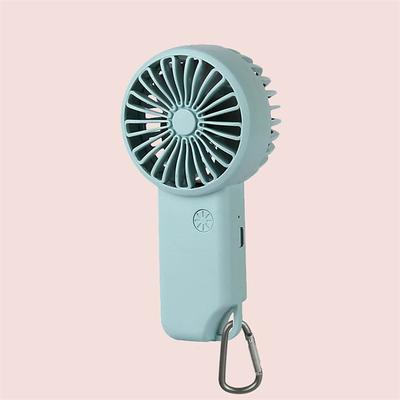 Quiet Mini Handheld Fan – USB Rechargeable 3-Speed Small Pocket Fan for Home, Office, and Outdoor Use