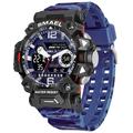 SMAEL Men Watches Original Digital Watch Outdoor Sport Wristwatches 50M Waterproof Wristwatch Time Alarm Clock 8072 Sport Watch Military Army