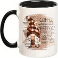1pc 11 Ounces Coffee Mug Coffee Spelled Backwards EEFFOC Coffee Mug Coffee Mug Gnome Coffee Mug