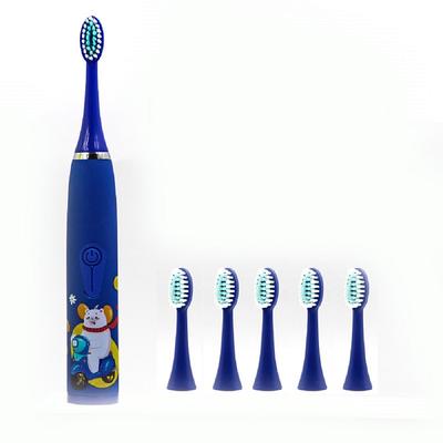 Children Sonic Electric Toothbrush Cartoon Kids With Replace The Toothbrush Head Ultrasonic Electric Toothbrush Sonic Brush Head